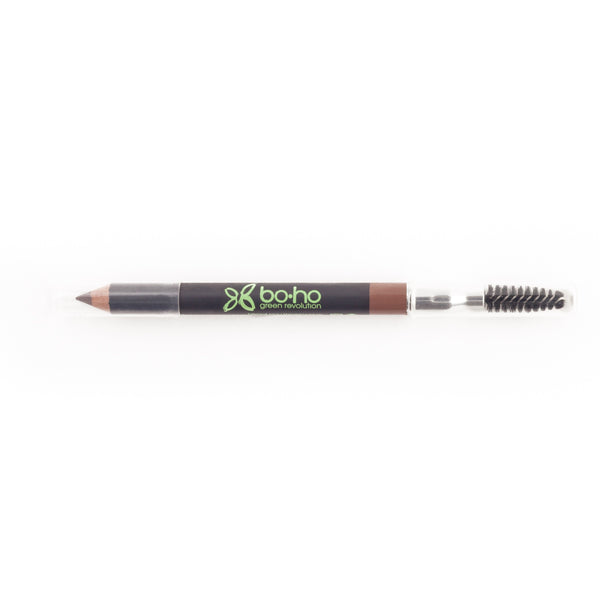 Boho Organic Eyebrow Pencil 有機自然眉筆連刷 - 02 Chatain