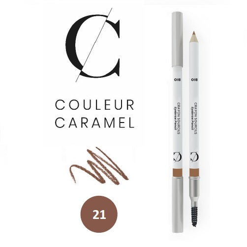 Couleur Caramel Eyebrow Pencil 有機眉筆連刷頭 (color 21) 1.2g