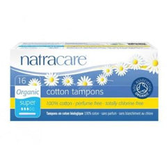 Natracare Tampons with applicator (Super, 16pcs) |Natracare有機衛生棉條 (導管量多型, 16條裝)