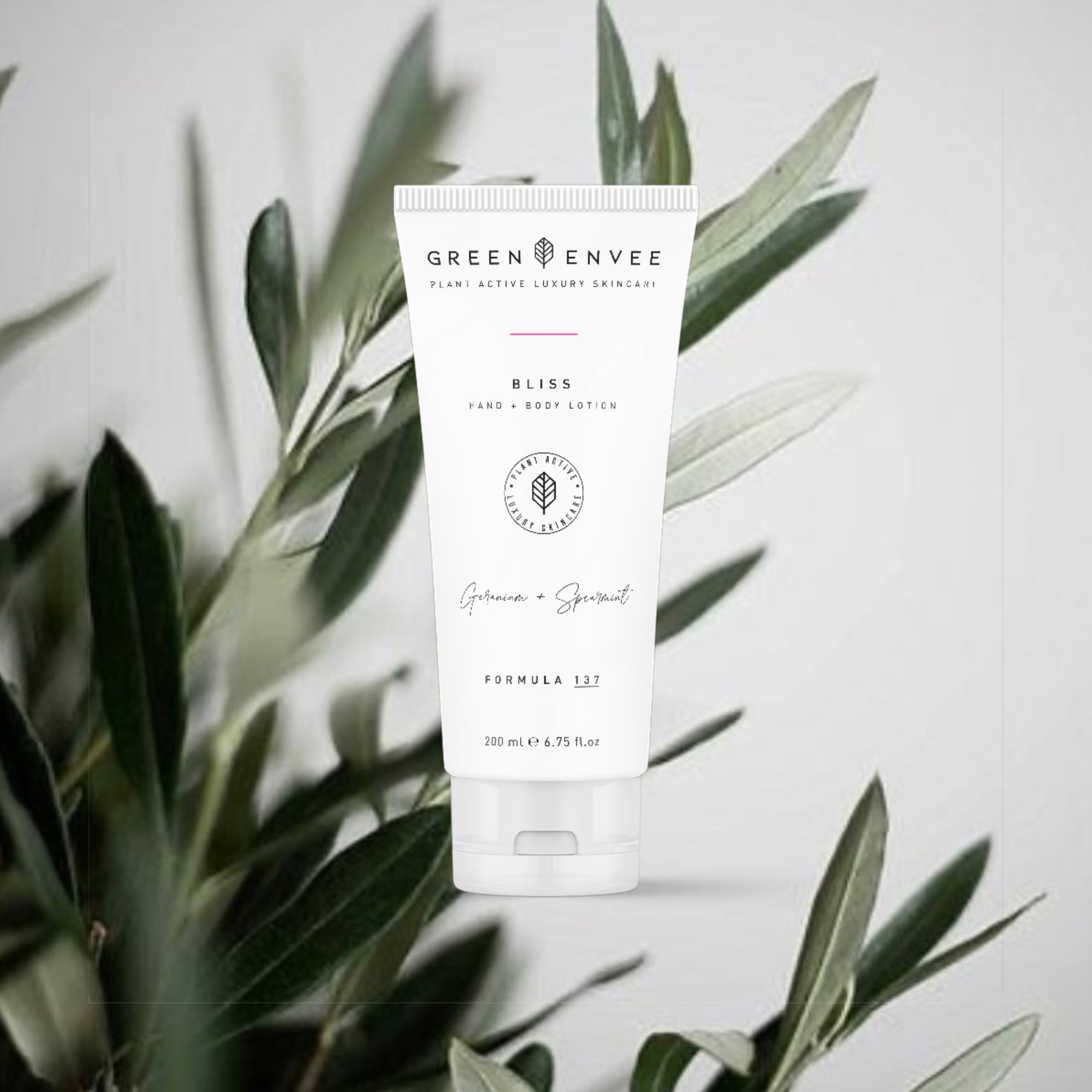 Green Envee Bliss Hand + Body Lotion 樂 - 天竺葵薄荷潤膚露 (200ML)