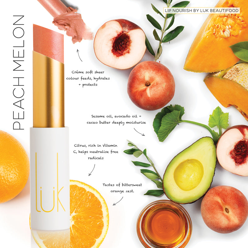 LÜK Lip Nourish - PEACH MELON 自然珊瑚色(3g)