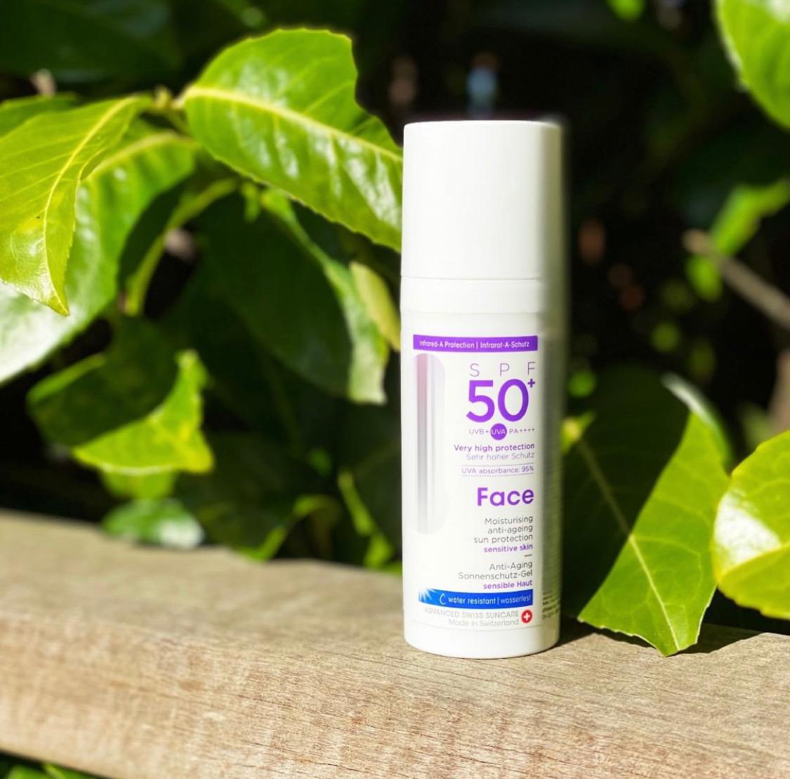 瑞士無毒無害輕透清爽面部防曬霜SPF50 (50ml)