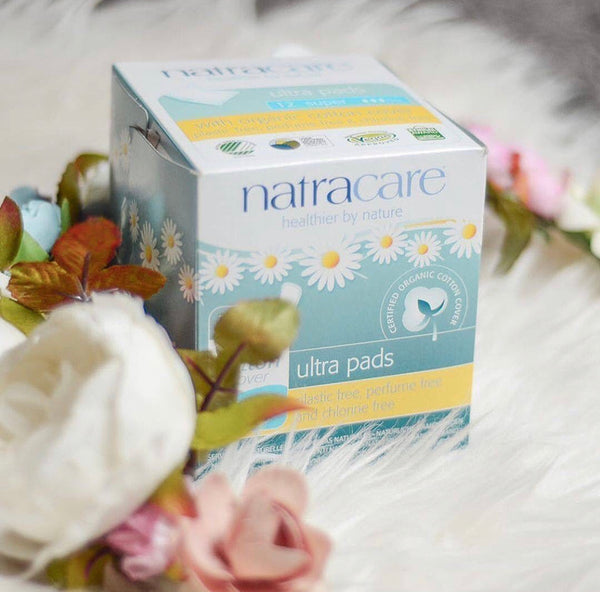 Natracare Ultra Pads (Super 12pcs) |Natracare 有機棉超薄護翼衛生巾(日用量多/夜用 12片)