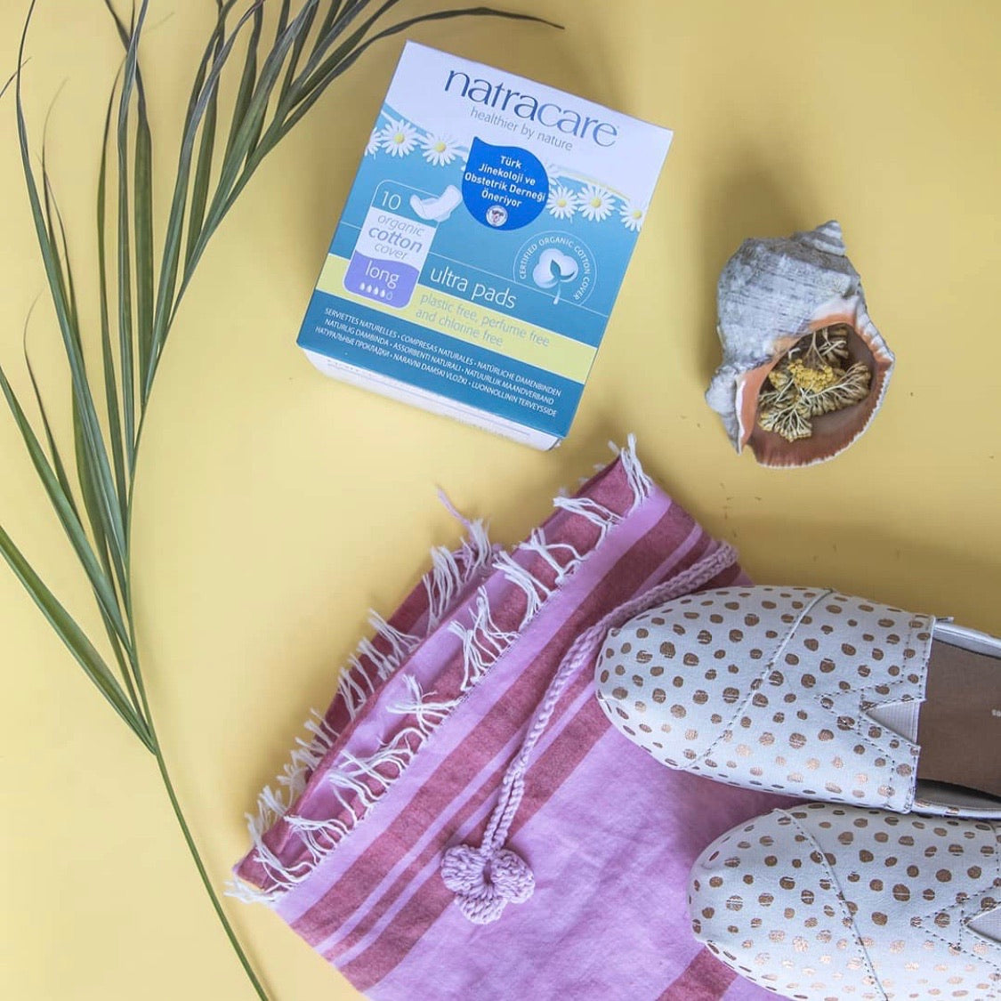 Natracare Ultra Pads (Long 10pcs) |Natracare 有機棉超薄護翼衛生巾(夜用量多 10片)